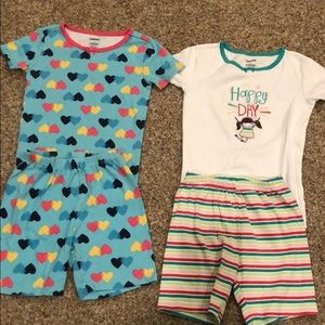 Girls Gymboree Shortie Pajamas